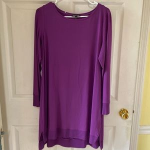 Eileen Fisher  Purple Tunic Dress (Size M)